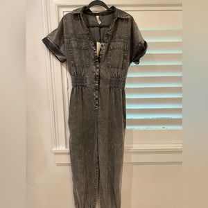 Elan Faded Denim Jumpsuit